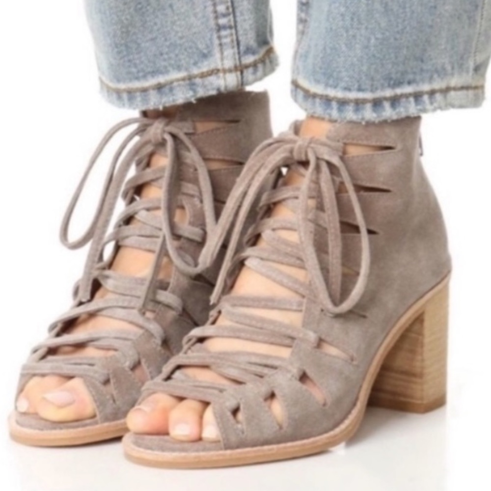 Jeffrey Campbell Suede Corwin Heels